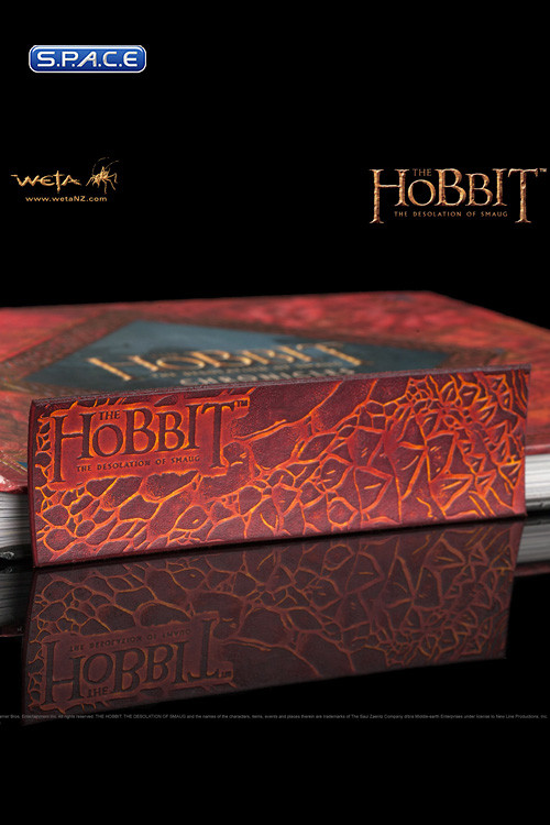 Dragon Scales Leather Bookmark (The Hobbit)