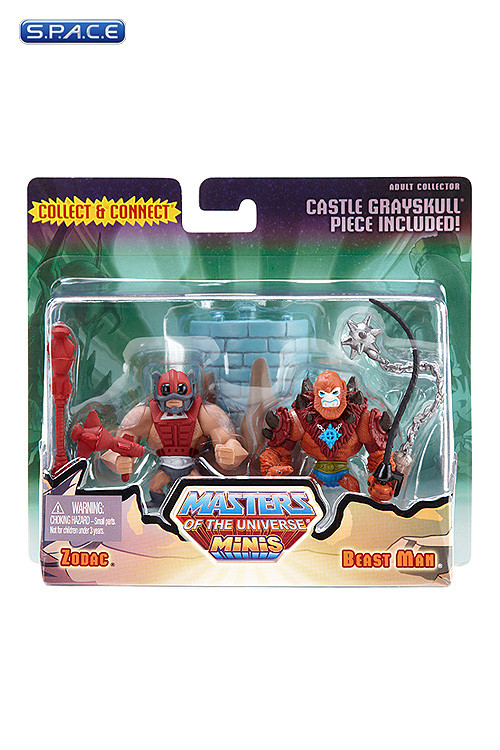 Zodac & Beast Man Mini-Figure 2-Pack (MOTU Minis)