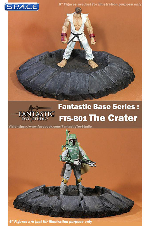 1/6 Scale The Crater Figure Base