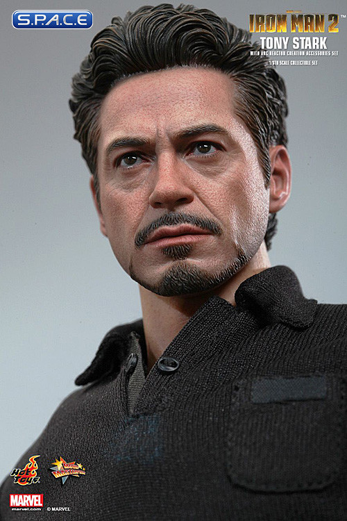 1/6 Scale Tony Stark with Arc Reactor Creation Accessories Movie Masterpiece MMS273 (Iron Man 2)