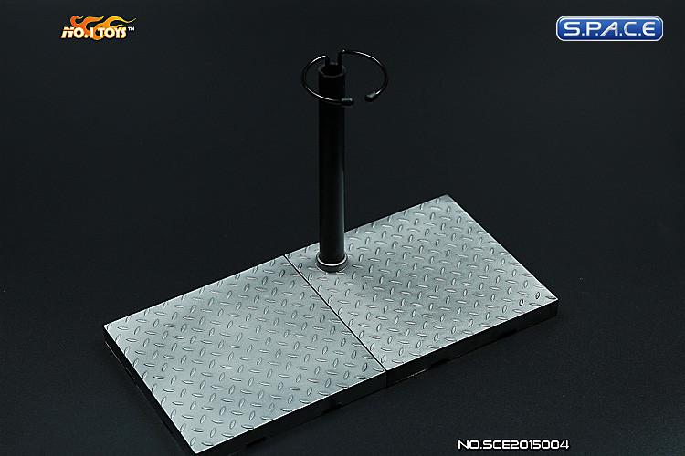1/6 Scale Figure Stand C-Shape (silver)