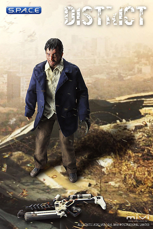 1/6 Scale Wikus Van De Merwe Head and Outfit (District 9)