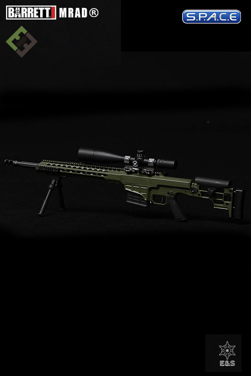 1/6 Scale Barrett MRAD Rifle (od green)