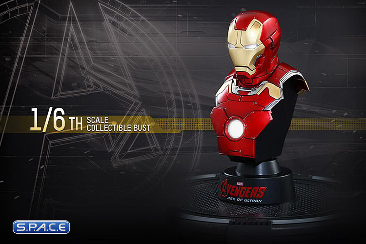 1/6 Scale Iron Man Mark XLIII Bust HTB30 (Avengers: Age of Ultron)
