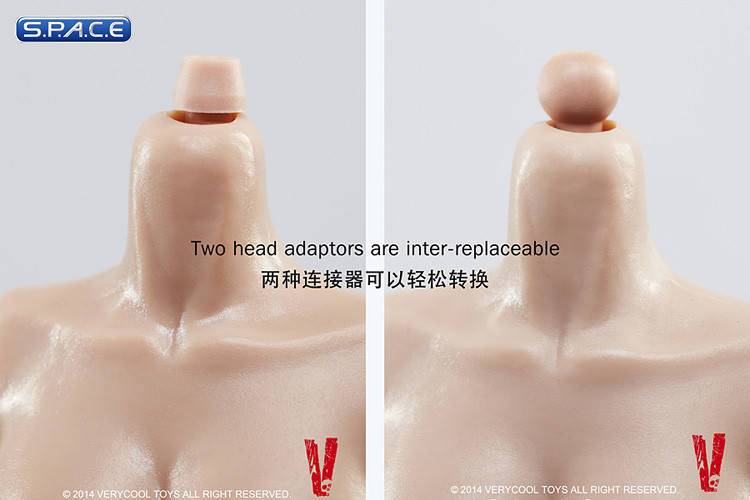 1/6 Scale Female Large Breast Body - Medium Tan/Asian (Ver. 2.0)