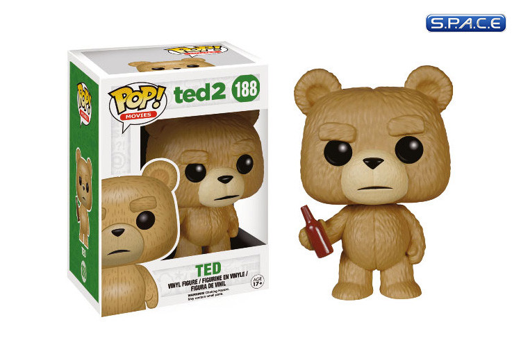 Ted with Beer Pop! Movies #188 Vinyl Figure (TED 2)