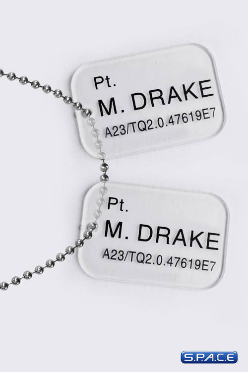 Colonial Marines M. Drake Dog Tags (Aliens)