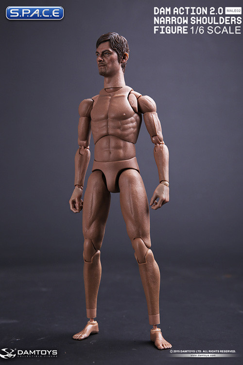 1/6 Scale Norman Narrow Shoulders Body with Head