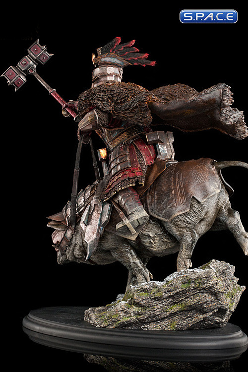 Dain Ironfoot on War Boar Statue (The Hobbit: The Battle of the Five Armies)