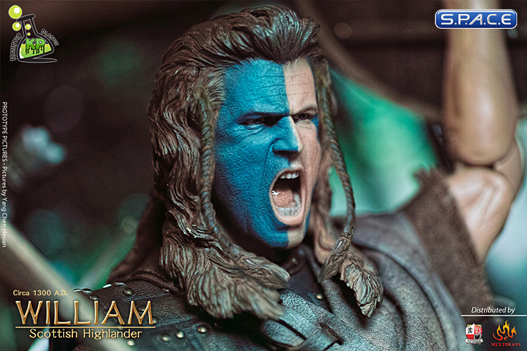 1/6 Scale Scottish Highlander William Deluxe Head