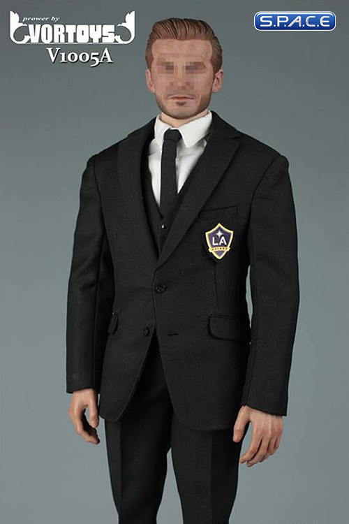 1/6 Scale black Gentleman Suit 2.0 Set