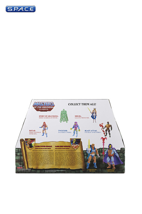Laser Power He-Man & Laser Light Skeletor 2-Pack (MOTU Classics)