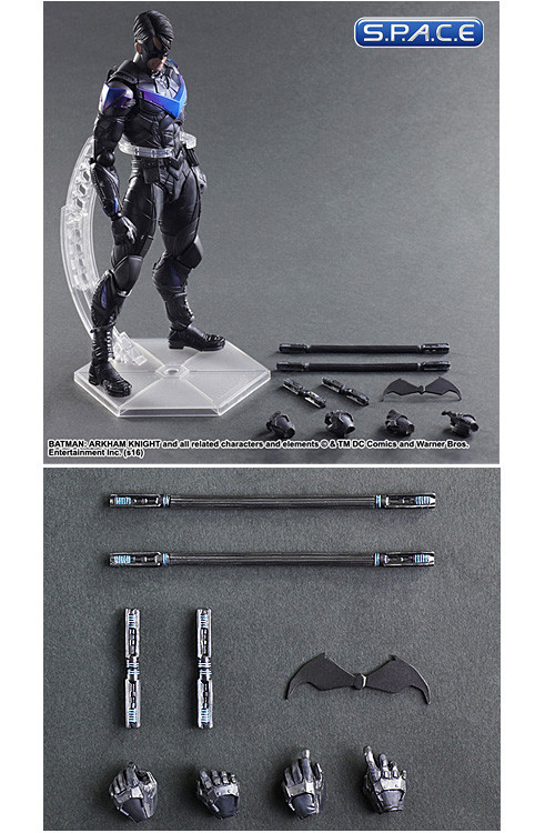 Nightwing from Batman Arkham Knight (Play Arts Kai)