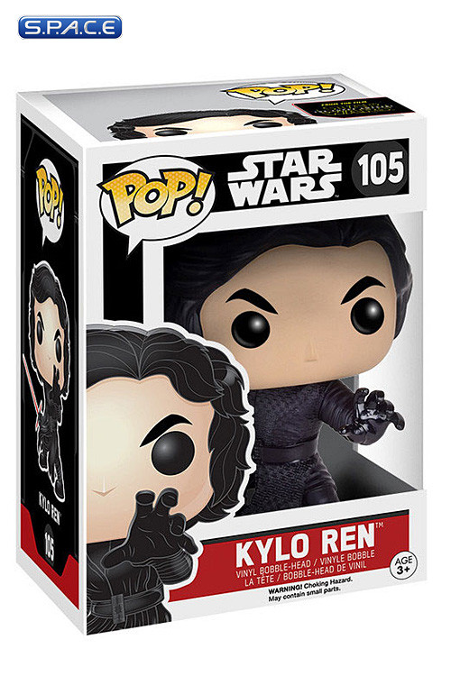 Kylo Ren Battle Pose Pop! Vinyl Bobble-Head #105 (Star Wars: The Force Awakens)
