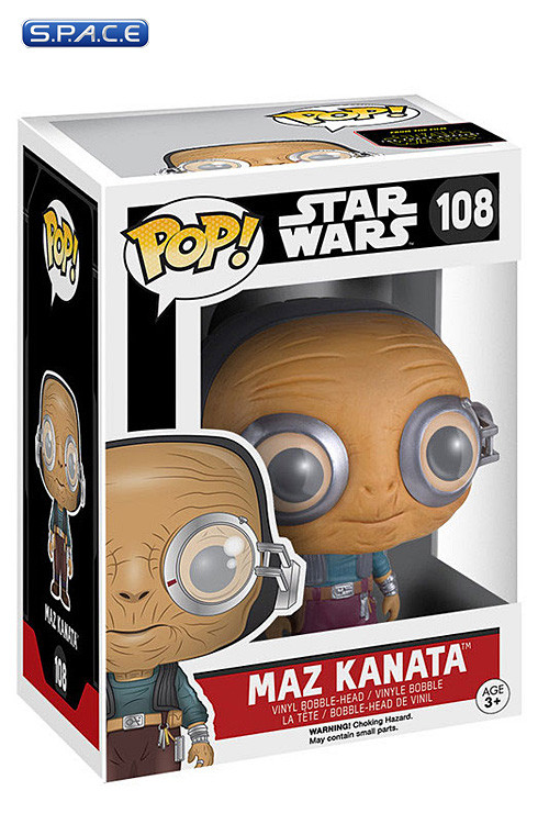 Maz Kanata Pop! Vinyl Bobble-Head #108 (Star Wars: The Force Awakens)