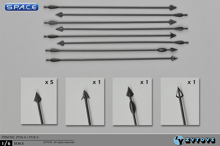 1/6 Scale Compound Bow with 8 Arrows