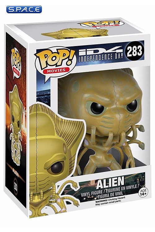Classic Alien POP! Movies Vinyl Figure # 283 (Independence Day)
