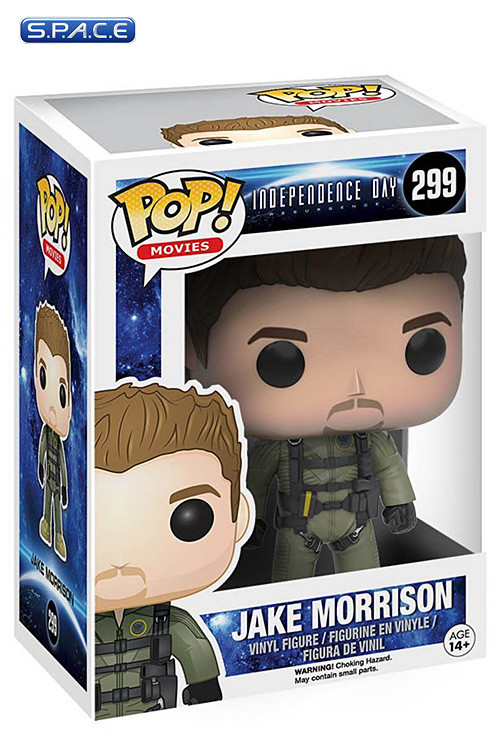 Jake Morrison POP! Movies Vinyl Figure # 299 (Independence Day: Resurgence)