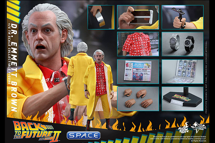 1/6 Scale Dr. Emmett Brown Movie Masterpiece MMS380 (Back to the Future II)