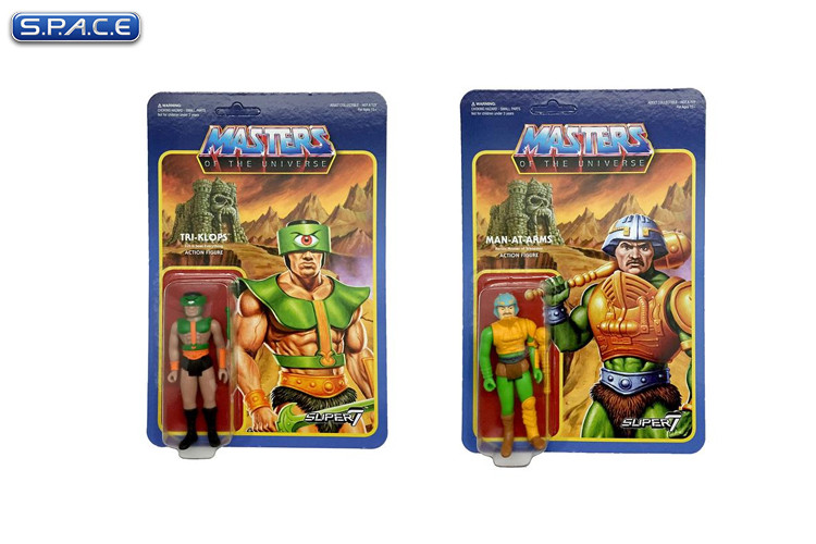 6er Komplettsatz: MOTU ReAction Figures Wave 2 (Masters of the Universe)
