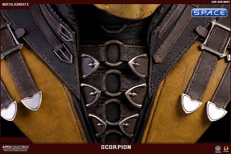 1:1 Scorpion Life-Size Bust (Mortal Kombat X)