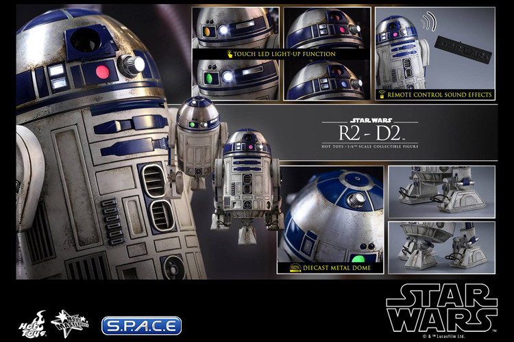 1/6 Scale R2-D2 Movie Masterpiece MMS408 (Star Wars: The Force Awakens)