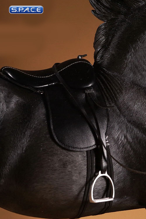 1/6 Scale black Saddle
