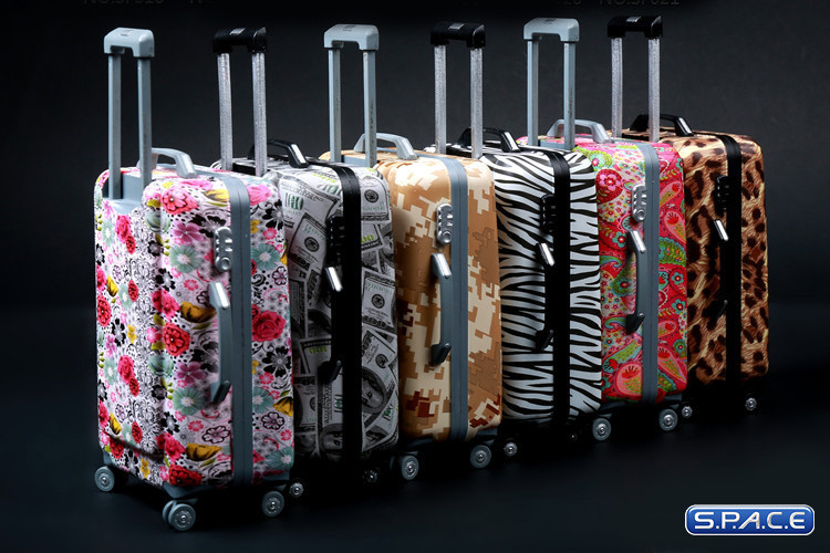 1/6 Scale Leopard Travel Trolley draw bar box 3.0