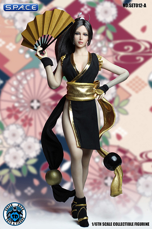 1/6 Scale black Japanese Clothing Set