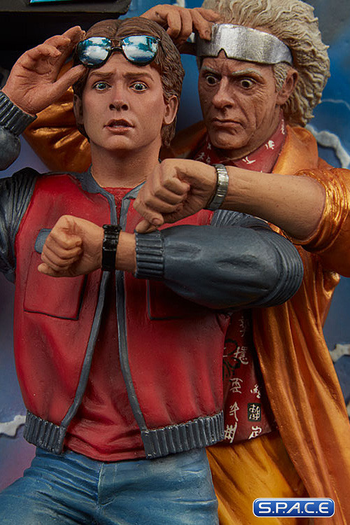 Sculpted Movie Poster and History Book Set (Back to the Future)