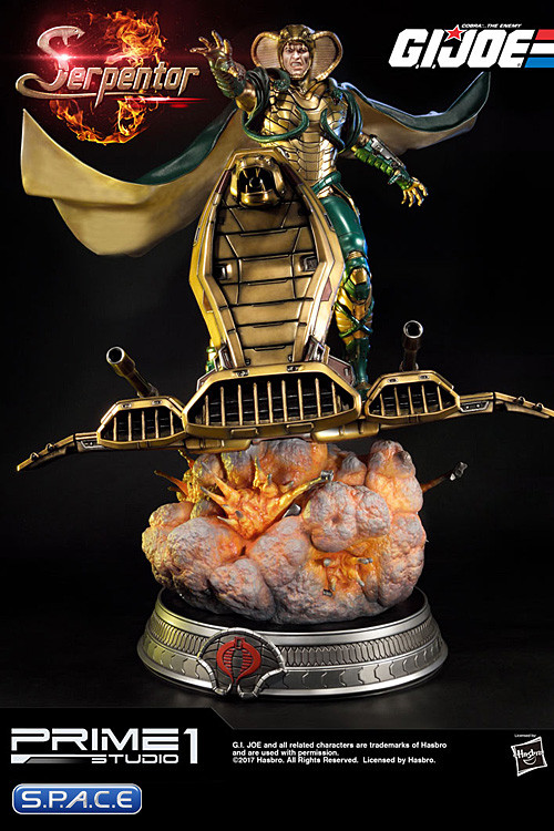 1/4 Scale Serpentor Premium Masterline Statue (G.I. Joe)