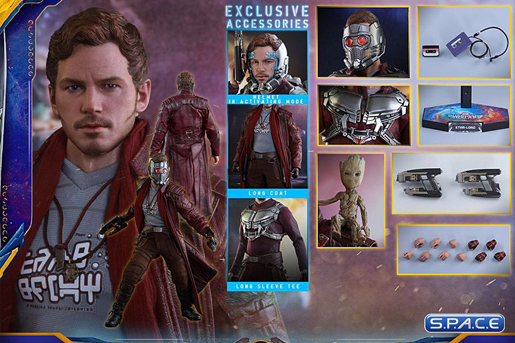 1/6 Scale Star-Lord Deluxe Version Movie Masterpiece MMS421 (Guardians of the Galaxy Vol. 2)