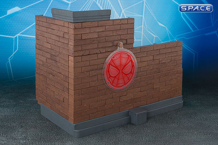 S.H.Figuarts Homesuit Spider-Man with Option Act Wall (Spider-Man: Homecoming)