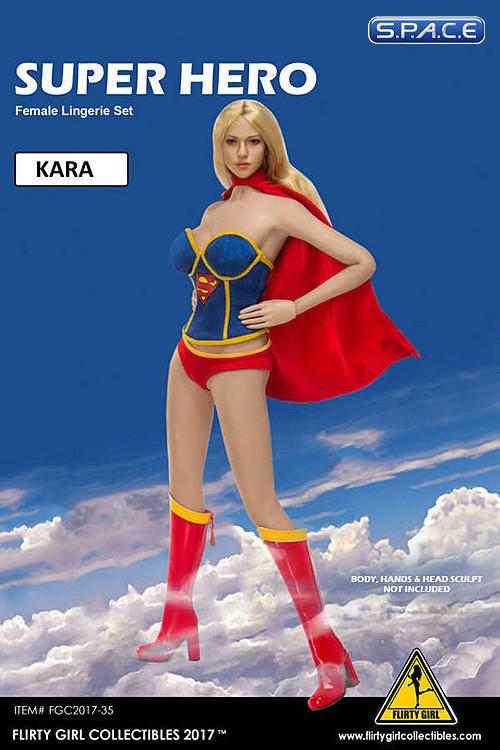 1/6 Scale Kara Super Hero Lingerie Set