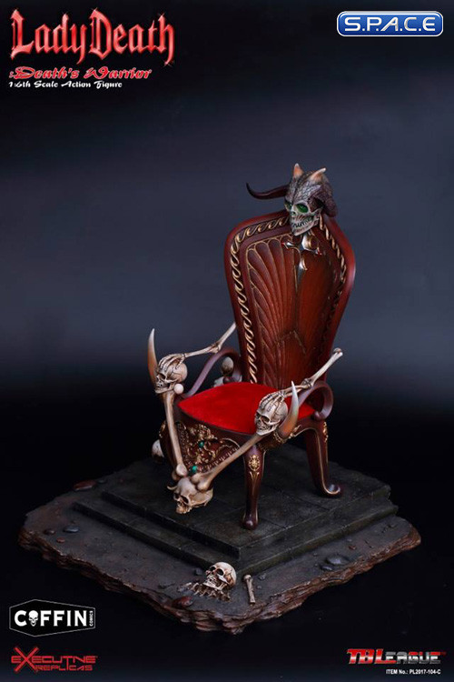 1/6 Scale Lady Deaths Deaths Warrior Throne (Lady Death)