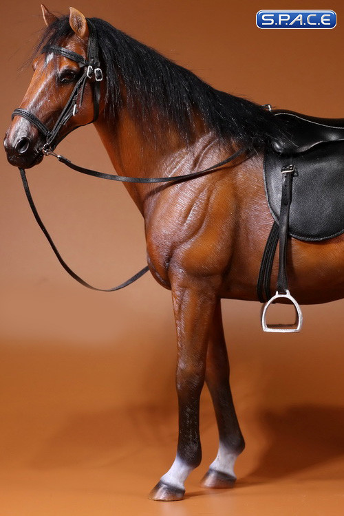 1/6 Scale brown Hanoverian Warmblood Horse