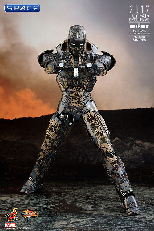 1/6 Scale Iron Man Mark XXIII Shades Movie Masterpiece MMS415 Toy Fairs 2017 Exclusive (Iron Man 3)