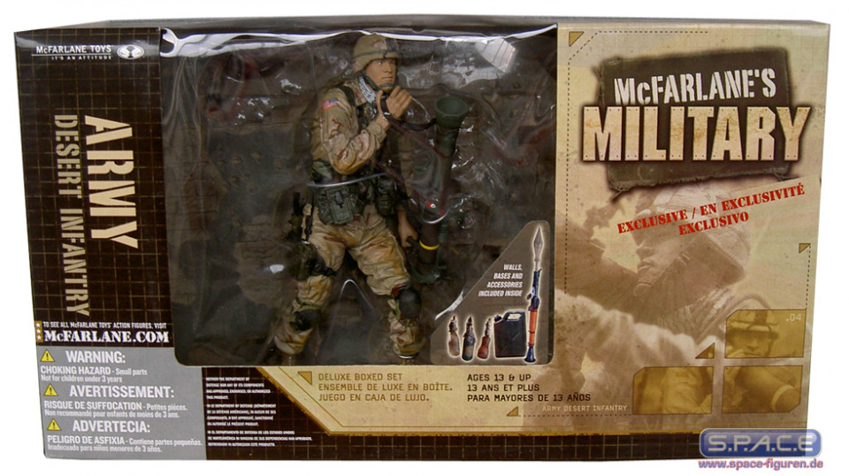 Army Desert Infantry Deluxe Boxed Set (Military Series 1)