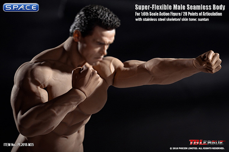 PHICEN TBLeague M30 1/6 Scale Flexible Seamless Male Muscular Action Figure Body – 2024 Version
