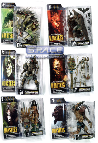 6er Komplettsatz : McFarlane´s Monsters Serie 1
