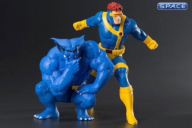 1/10 Scale Cyclops & Beast ARTFX+ Statues 2-Pack (Marvel)