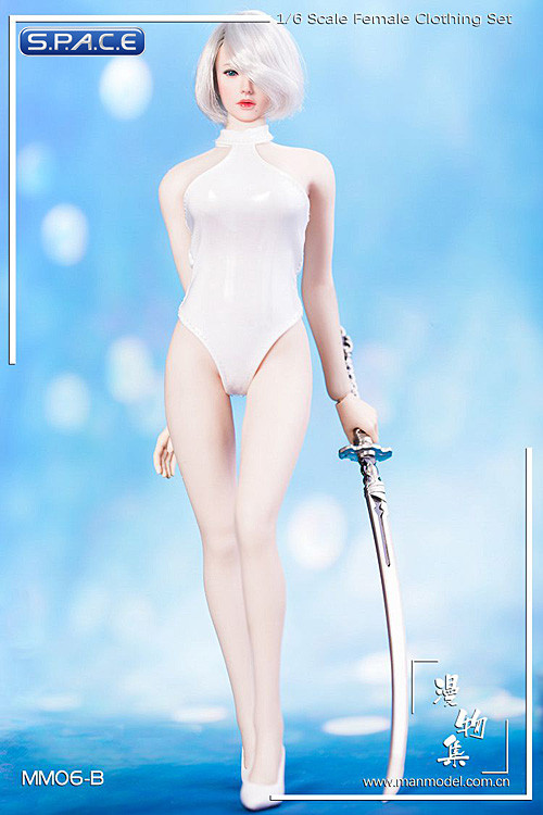 1/6 Scale Miss 2Bs Swimsuit Set white