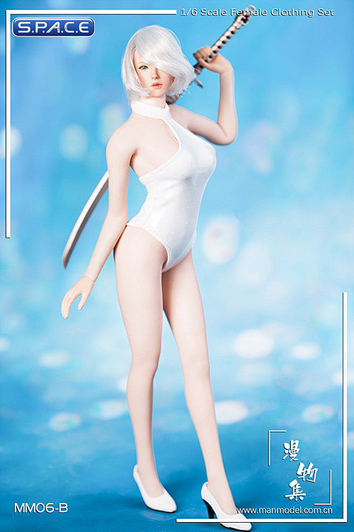 1/6 Scale Miss 2Bs Swimsuit Set white