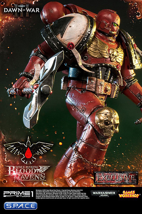 1/4 Scale Space Marine Blood Ravens Premium Masterline Statue Deluxe Version (Warhammer 40K: Dawn of War 3)