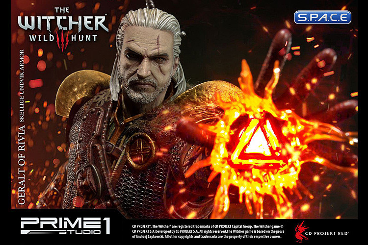 1/4 Scale Geralt of Rivia Skellige Undvik Armor Premium Masterline Statue (The Witcher 3: Wild Hunt)