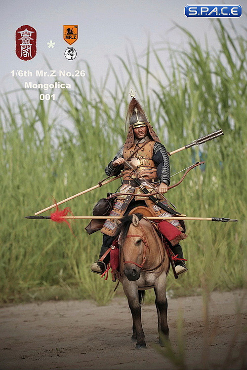 1/6 Scale yellow dun Mongolica Horse