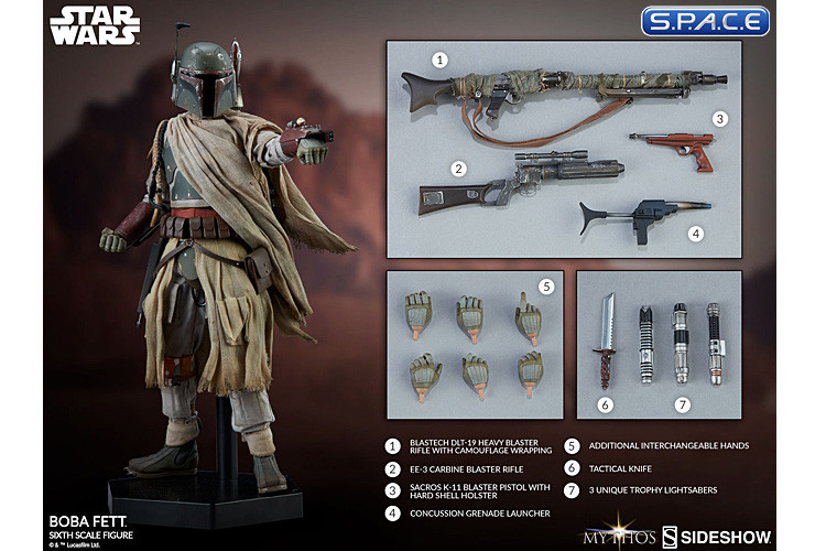 1/6 Scale Boba Fett Mythos (Star Wars)