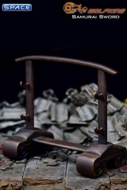 1/6 Scale red Samurai Sword Set