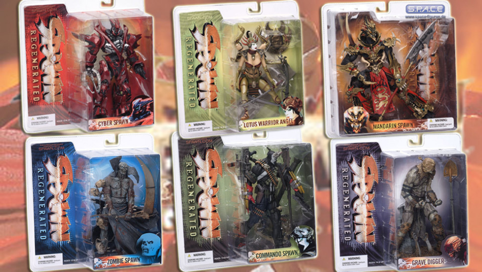Complete Set of 6: Spawn Series 28 - Regenerated