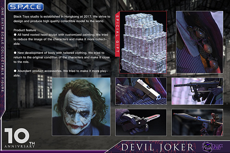 1/6 Scale Devil Joker with Cash Piles